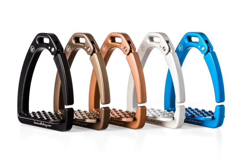 Tech Innova Riding Olympia Safety Stirrups - Silver-4